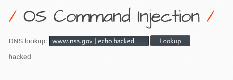 OS Command Injection
